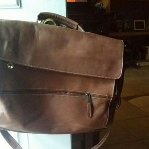 leather brief case
